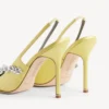 Balenciaga für Damen | Manolo Blahnik Slingback in Limette Balenciaga für Damen | Manolo Blahnik Slingback in Limette