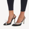 Balenciaga für Damen | Manolo Blahnik Slingback in Schwarz Balenciaga für Damen | Manolo Blahnik Slingback in Schwarz