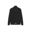 Balenciaga FW21 Alphabet Langarm-Sportshirt für Herren, Schwarz 661749444B81077