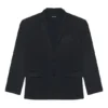 Balenciaga FW21 Retro-Strickjacke für Herren, groß, schwarz 662388TAV041000
