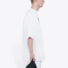 Balenciaga Herren-Crew-Shirt mit Alphabet-Print, kurzärmelig, weiß 620969TIV749040