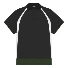 Balenciaga Herren FW21 Freizeit-Poloshirt mit kurzen Ärmeln, doppellagig, schwarz 661507TKVA51042 Balenciaga Herren FW21 Freizeit-Poloshirt mit kurzen Ärmeln, doppellagig, schwarz 661507TKVA51042