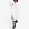 Balenciaga Herren FW21 „Hi My Name Is“ mit Alphabet-Muster, Langarm, Weiß 651799TKVF29081