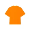 Balenciaga Herren FW21 HI MY NAME IS WIDE FIT Retro-Strick-T-Shirt mit Alphabet-Aufdruck, kurzärmelig, orange 661715TKVH57513