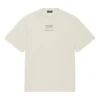 Balenciaga Herren FW21 Kurzarm-T-Shirt mit Alphabet-Print, beige, 651795TJV909054