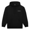 Balenciaga Herren FW21 Langarmshirt mit Logo-Aufdruck, Schwarz 600583TIV841070