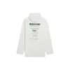 Balenciaga Herren FW21 Logo-Alphabet-Print, locker geschnitten, weiß 662424TKVF89085