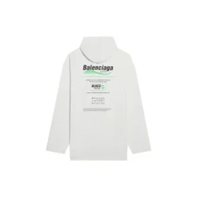 Balenciaga Herren FW21 Logo-Alphabet-Print, locker geschnitten, weiß 662424TKVF89085 Balenciaga Herren FW21 Logo-Alphabet-Print, locker geschnitten, weiß 662424TKVF89085