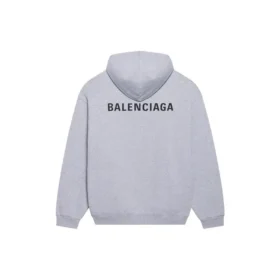 Balenciaga Herren FW21 Logo-Print Langarm-Shirt Grau 600583TIV841167