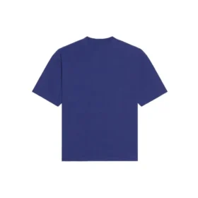 Balenciaga Herren FW21 Retro-Strick-Shirt mit kurzen Ärmeln, marineblau 612966TKVD33967 Balenciaga Herren FW21 Retro-Strick-Shirt mit kurzen Ärmeln, marineblau 612966TKVD33967