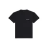 Balenciaga Herren FW21 Retro-T-Shirt mit Logo-Aufdruck, kurzärmelig, schwarz 612966TIVG51070