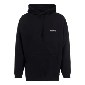 Balenciaga Herren-Kapuzen-Freizeitshirt aus reiner Baumwolle, schwarz 570811TJV851070 Balenciaga Herren-Kapuzen-Freizeitshirt aus reiner Baumwolle, schwarz 570811TJV851070