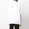 Balenciaga Herren-Kapuzen-Freizeitshirt aus reiner Baumwolle, Weiß 570811TJV859040