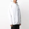 Balenciaga Herren-Kapuzen-Freizeitshirt aus reiner Baumwolle, Weiß 570811TJV859040