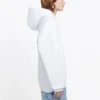 Balenciaga Herren-Kapuzenpullover mit „Back Alphabet“-Aufdruck, langärmelig, weiß, 556113TAV379000