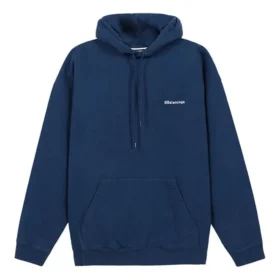 Balenciaga Herren-Kapuzenpullover mit Fleecefutter, lockere Passform, langärmelig, blau 570811TJV854866 Balenciaga Herren-Kapuzenpullover mit Fleecefutter, lockere Passform, langärmelig, blau 570811TJV854866