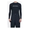 Balenciaga Herren-Langarmshirt mit elastischem Bund und kreativem Logo-Aufdruck, schwarz, 620966TIV491070