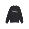 Balenciaga Herren-Langarmshirt mit Logo-Print, schwarz 556147TBV141000