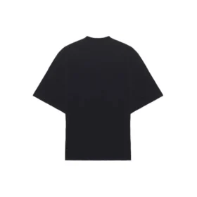 Balenciaga Herren-Laufshirt mit Musterdruck und Logo, locker geschnitten, kurzärmelig, schwarz 641614TJVK61070