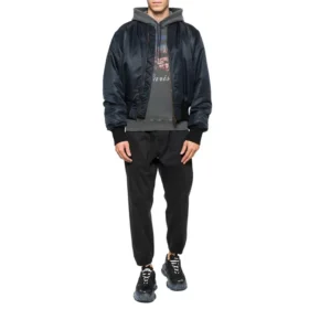 Balenciaga Herren-Modell mit Muster, grau 508191TYK371055