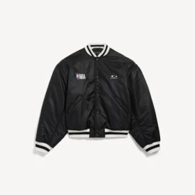 Balenciaga Herren | NBA-Kollaboration Coach-Jacke in Schwarz