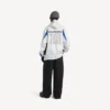 Balenciaga Herren | NBA-Kollaboration: Oversize-Hoodie mit Reißverschluss in Weiß/Mehrfarbig Balenciaga Herren | NBA-Kollaboration: Oversize-Hoodie mit Reißverschluss in Weiß/Mehrfarbig
