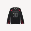 Balenciaga Herren | NBA-Kollaboration: Oversize-Langarm-T-Shirt in Schwarz/Mehrfarbig Balenciaga Herren | NBA-Kollaboration: Oversize-Langarm-T-Shirt in Schwarz/Mehrfarbig