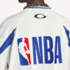 Balenciaga Herren | NBA-Kollaboration: Oversize-Langarm-T-Shirt in Weiß/Mehrfarbig