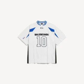 Balenciaga Herren | NBA-Kollaboration: Oversize-T-Shirt in Weiß/Mehrfarbig Balenciaga Herren | NBA-Kollaboration: Oversize-T-Shirt in Weiß/Mehrfarbig