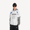 Balenciaga Herren | NBA-Kollaboration: Oversize-T-Shirt in Weiß/Mehrfarbig