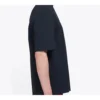 Balenciaga Herren-Oberteil, Retro-Strick, Slim Fit, Kurzarm, Schwarz 612966TIV821000