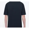 Balenciaga Herren-Oberteil, Retro-Strick, Slim Fit, Kurzarm, Schwarz 612966TIV821000