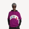 Balenciaga Herren | Oversize-T-Shirt aus der NBA-Kollaboration in Violett