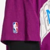 Balenciaga Herren | Oversize-T-Shirt aus der NBA-Kollaboration in Violett
