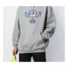 Balenciaga Herren-Pullover mit Brustlogo, Crown Grey 570811TGV681300