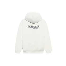 Balenciaga Herren-Schuhe mit gesticktem „Political Campaign“-Alphabet-Muster, Weiß, 600583TKVI99084
