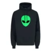 Balenciaga Herren SS21 Alien-Logo-Print, dicker Druck, klassisch, schwarz 641679TJV959113