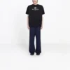 Balenciaga Herren SS21 B Alphabet-Logo-Muster Kurzarm-T-Shirt Schwarz 570803TFV761000