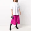 Balenciaga Herren SS21 Baumwoll-T-Shirt mit Logo, Rundhalsausschnitt, kurze Ärmel, Weiß 641655TJV879040