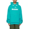 Balenciaga Herren SS21 Classic Alphabet Printing Hole Sky Blue 659403TKVB64661
