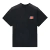 Balenciaga Herren SS21 Flame Retro Kurzarm-T-Shirt Schwarz 656978TKV701076