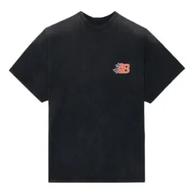 Balenciaga Herren SS21 Flame Retro Kurzarm-T-Shirt Schwarz 656978TKV701076 Balenciaga Herren SS21 Flame Retro Kurzarm-T-Shirt Schwarz 656978TKV701076