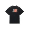 Balenciaga Herren SS21 Flame Retro Kurzarm-T-Shirt Schwarz 656978TKV701076
