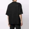 Balenciaga Herren SS21 Freizeit-T-Shirt mit Aufdruck, groß, kurzärmelig, schwarz 641614TJV801070