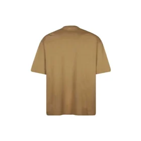 Balenciaga Herren SS21, locker sitzendes T-Shirt mit Rundhalsausschnitt, gesticktem Alphabet-Logo und kurzen Ärmeln, khaki, 612966TJV879504 Balenciaga Herren SS21, locker sitzendes T-Shirt mit Rundhalsausschnitt, gesticktem Alphabet-Logo und kurzen Ärmeln, khaki, 612966TJV879504