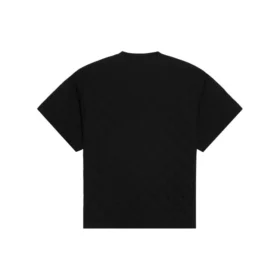Balenciaga Herren SS21 Logo-Print, locker sitzend, Rundhalsausschnitt, kurzärmelig, schwarz 641675TKV711069 Balenciaga Herren SS21 Logo-Print, locker sitzend, Rundhalsausschnitt, kurzärmelig, schwarz 641675TKV711069