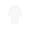 Balenciaga Herren SS21 Marathon-Laufshirt mit Laufmuster-Print und Logo, kurzärmelig, weiß 641614TJVK69040
