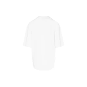 Balenciaga Herren SS21 Marathon-Laufshirt mit Laufmuster-Print und Logo, kurzärmelig, weiß 641614TJVK69040 Balenciaga Herren SS21 Marathon-Laufshirt mit Laufmuster-Print und Logo, kurzärmelig, weiß 641614TJVK69040