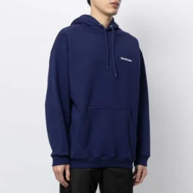 Balenciaga Herren SS21 mit Alphabet-Print, klassisch blau, 600583TIV843967