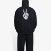 Balenciaga Herren SS21 mit Aufdruck, klassisch, schwarz 651799TKVA21012